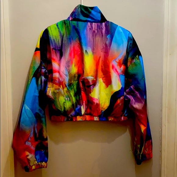 Forever21 watercolor jacket size Medium - Picture 3 of 3